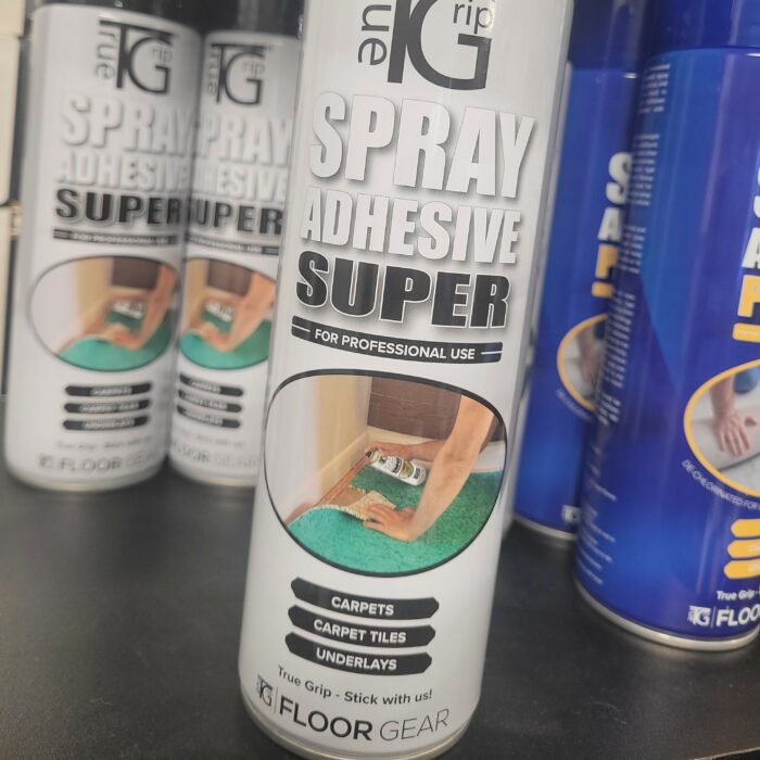 Image of true grip super spray adhesive can